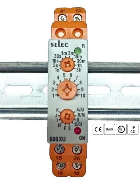 Analoges Multifunktions-Zeitrelais 600XU-A-1-CU