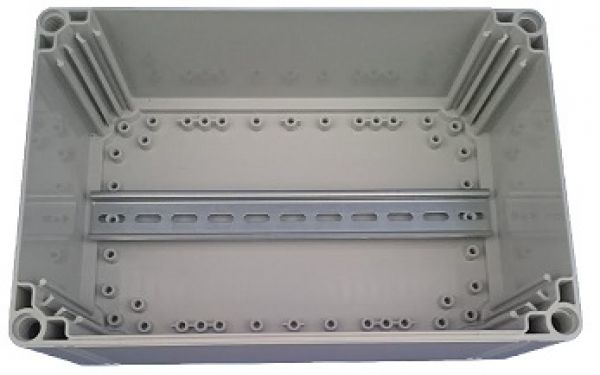 Polycarbonatgehäuse 200x400x132mm Kunststoff grau IP66