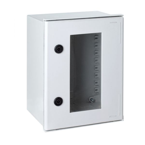 Kunststoff Schaltschrank 500x400x200mm (HBT) IP66 mit Sichttür