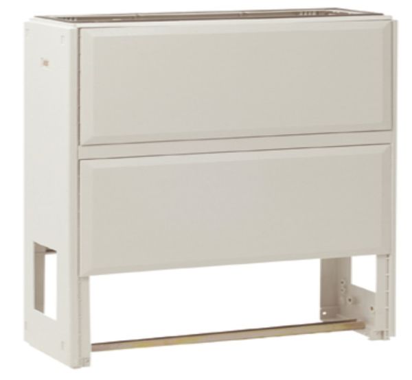 Outdoor housing 1250x1250x420 mm HBT 2-door with rain cover