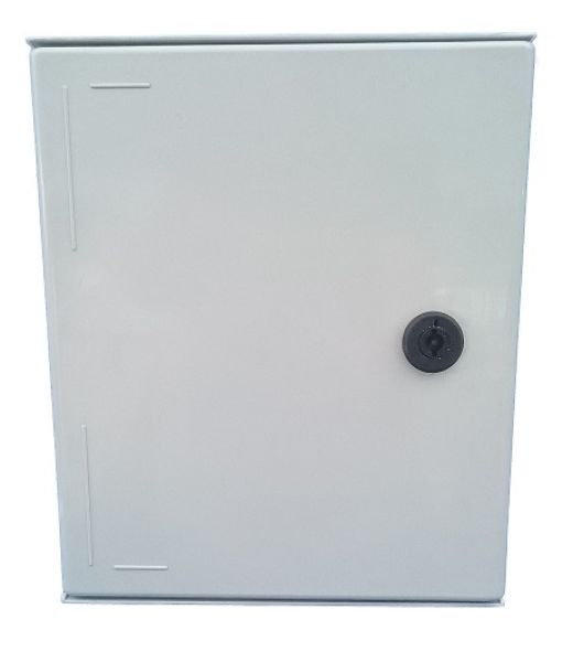 GRP polyester housing 300x250x140mm (HWD) IP66 plastic control cabinet light gray 1-door