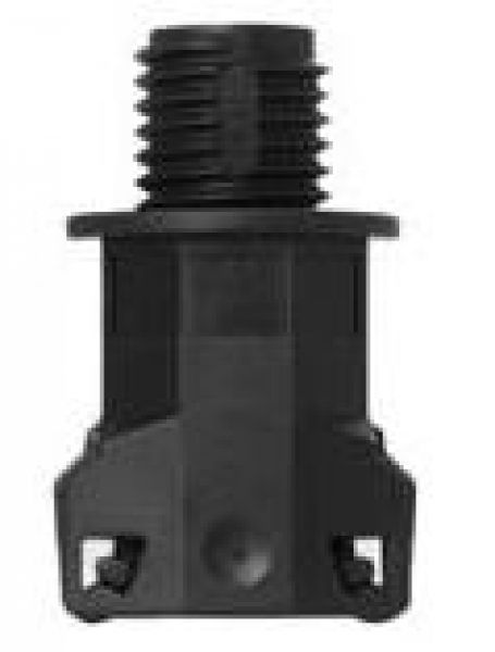 straight M12 screw connection metric on corrugated tube NW7.5