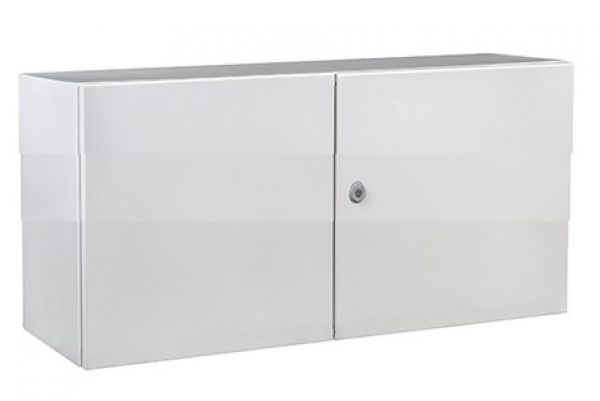 IP55 Schaltschrank 500x1000x250 mm HBT Stahlblech 2-türig