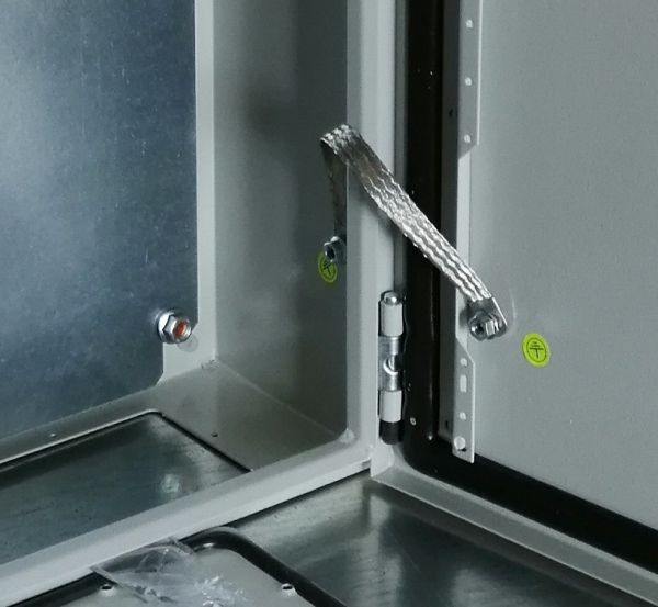 IDE GN808040 control cabinet 800x800x400 mm 1-door IP66 with earth strap