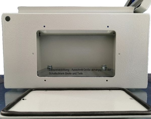 IDE GN804025 Wall Mounting Enclosure RAL7035 IP66 single door HBT 800x400x250