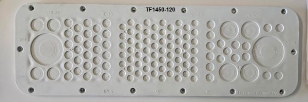 IP65 Cable entry plate FP2 172x532 mm