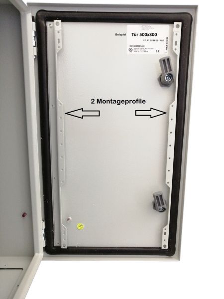 Metall Schaltschrank 500x300x150 mm HBT IP66 1-türig