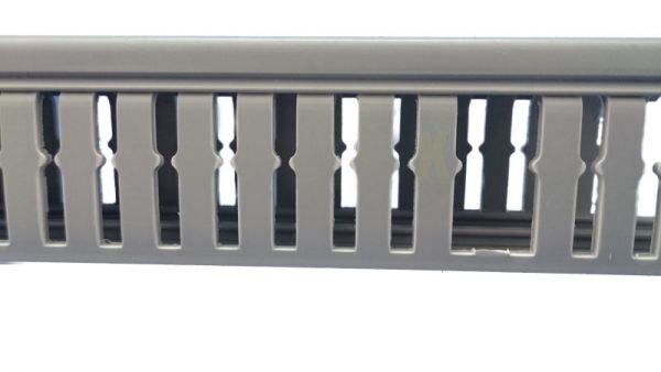 DIN Wiring duct incl. cover gray RAL7030