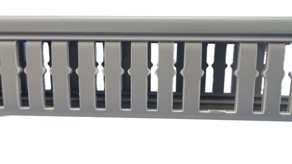 Wiring duct 100x100 mm incl. cover gray RAL7030