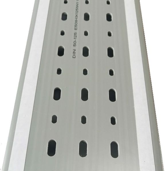 Wiring duct 100x100 mm incl. cover gray RAL7030
