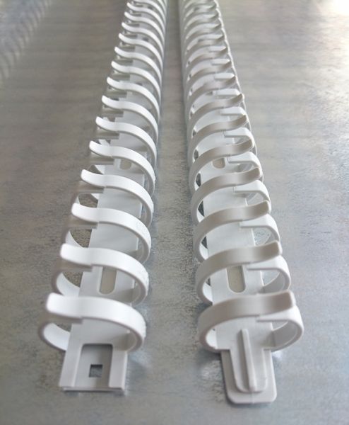 Flexduct 30mm - length 50cm - flexible wiring duct light gray pluggable