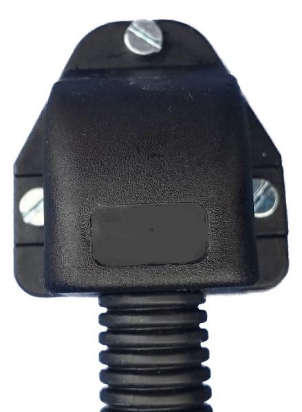 Flange connection black for corrugated pipe NW23