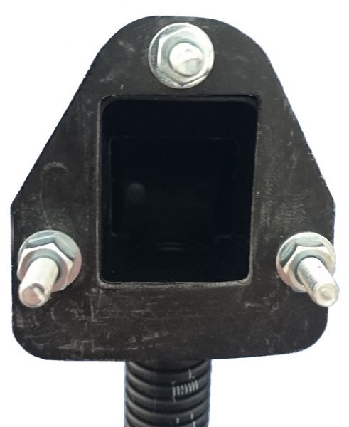 Flange connection black for corrugated pipe NW23