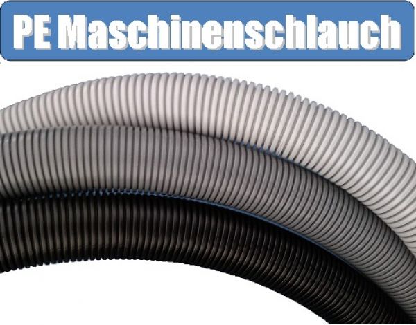 PE Wellrohr NW50 Kabelschutz schwarz (I-Ø 47,1mm - A-Ø 53,3  mm)