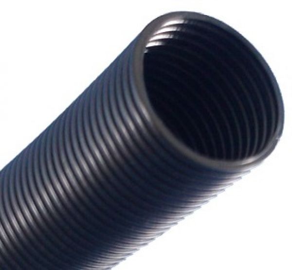 PE Kabelschutz Wellrohr NW70 schwarz - als flexibler Kabelschutzschlauch für Maschinen - 10m-Ring - Preis je Meter