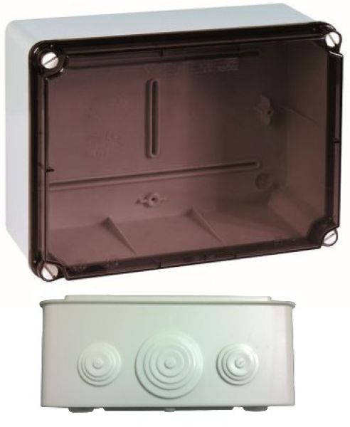 Terminal box LBT 175x151x95mm transparent with grommets