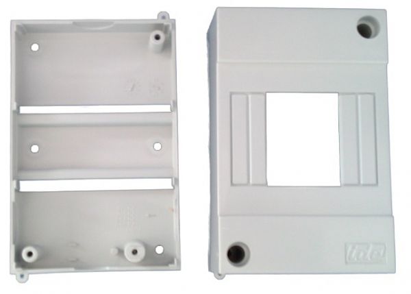 IDE BT4 IP20 AP distributor housing 1x4TE HS white