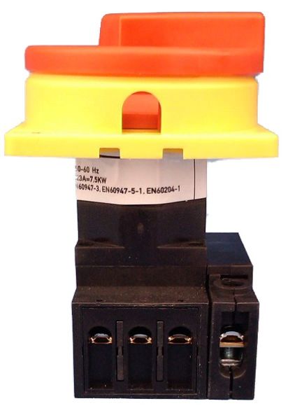 Main switch 16A 4-pole installation IP65