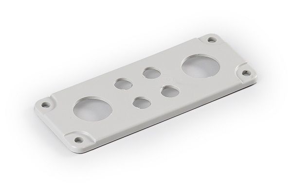 Kabeleinführungsplatte 4x M20 + 2x M40 - KEP2 groß mit Dichtung