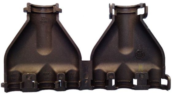 M-Verteiler NW 7,5-4,5-4,5-4,5 schwarz klappbar