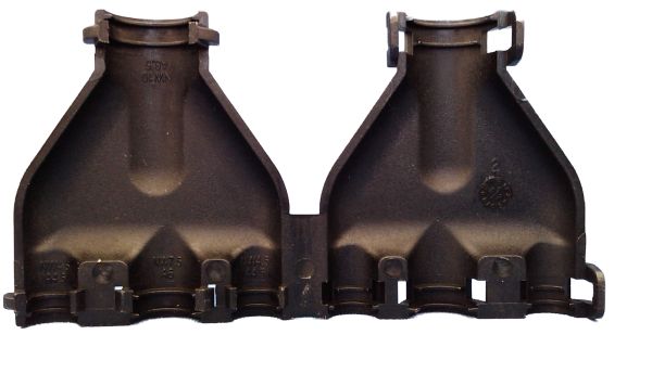 M-Verteiler NW10-7,5-7,5- 4,5 schwarz klappbar