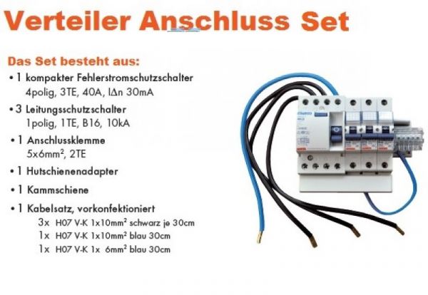 Verteiler Anschluss Set Verteiler Anschluss Set