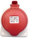 IP44 SLOPING FLUSH-FIT SOCKET 3P+N+E 380V 16A 6H