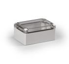 IP66 ABS Klemmkasten glatt OT klar  120x80x56mm - VE