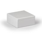 IP66 ABS Klemmkasten glatt OT grau  122x120x56mm