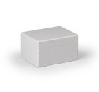 Polycarbonate housing gray 175x175x125mm LxWxH IP66