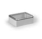 IP66 ABS Klemmkasten glatt OT klar 200x150x76mm