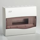 IDE BV12PT/RR IP40 AP Verteilergehäuse 1x12TE HS + N/PE weiß
