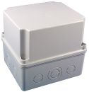 GSX231 Kunststoffgehäuse vorgeprägt 241x180x175mm LBH grau Klemmenkasten IP65-IP67