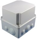 GSV231 Kunststoffgehäuse mit Tüllen 241x180x175mm LBH grau Klemmenkasten IP65-IP67