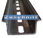 20cm mounting rail 35x15 mm galvanized perforated 6.2mm