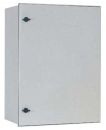 Plastic switch cabinet 600x400x230mm (HWD) GRP IP66 light gray 1 door