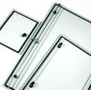 Stahlblechtür hellgrau für Schaltschrank 500X500mm (HxB) für Serie GN