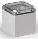 IP66 ABS Klemmkasten glatt OT klar 82x80x86mm