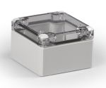 IP66 ABS Klemmkasten glatt OT klar  82x80x56mm