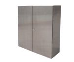 V2A stainless steel housing 1000x1200x300 mm (HWD) 2-door control cabinet IP55 with mounting plate