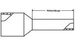 Wire end sleeves insul TM 10mm² N-12mm DIN 46228 T4 brown