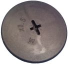 Blindstopfen M50 x1,5 metrisch rund schwarz - Kopie