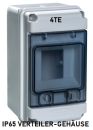 IDE CDN4G IP65 Verteilergehäuse AP Verteiler 1x4TE mit Tragschiene