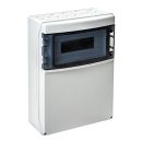IP65 socket wall distributor, single row, 12 modules/TE