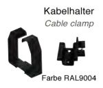 Wire retaining clip for DIN cable duct 50x50mm
