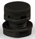 Pressure compensation element M12 x1.5 black IP66 incl. counter nut
