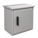 Plastic outdoor enclosure 500x500x300 mm (HxWxD) Standard door with rain roof
