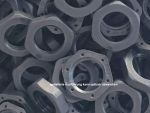 50 pcs. M25x1.5 counter nut black PA6 GF reinforced