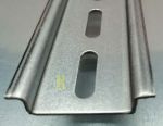 1m DIN rail 35x7.5mm galvanized perforated