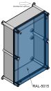 ISO GRP industrial housing 270x180x171 mm LWH tinted - polyester housing box UV-stable